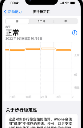 宜春iPhone手机维修如何在iPhone开启'步行稳定性通知'