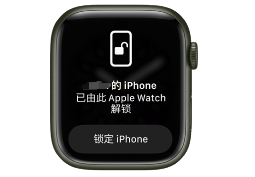 宜春苹果手机维修分享用 AppleWatch 解锁配备面容 ID 的 iPhone方法 