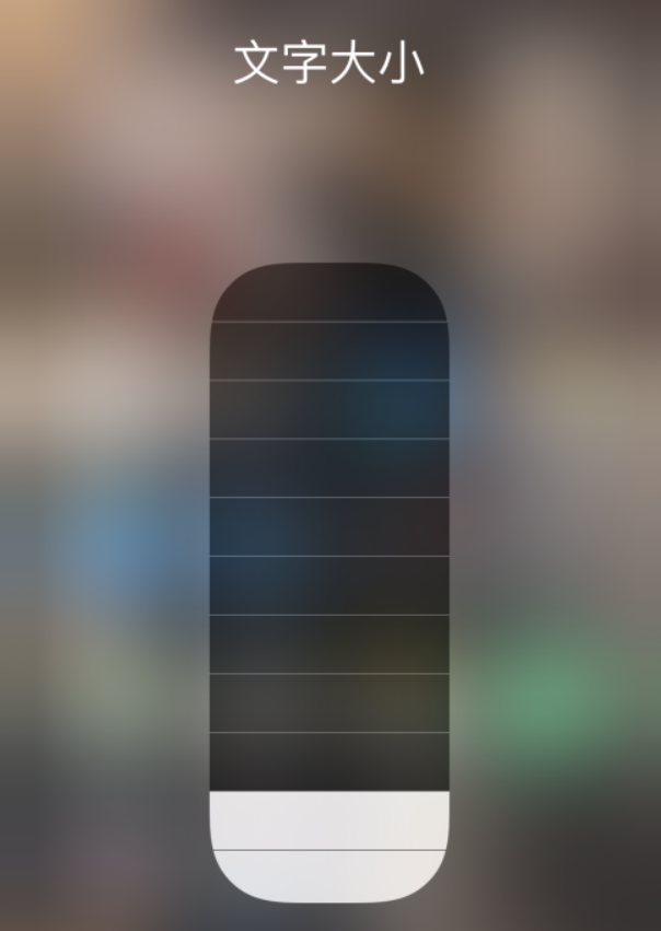 宜春苹果手机维修分享小技巧：在 iPhone 控制中心快速调节字体大小 