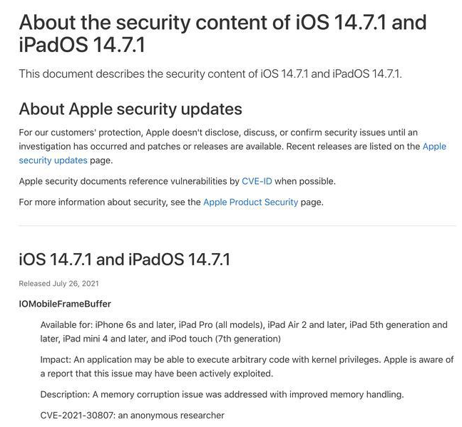宜春苹果手机维修分享iOS 14.7.1 正式版更新内容及升级方法 